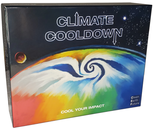 Climate Cooldown - Climate change board game box