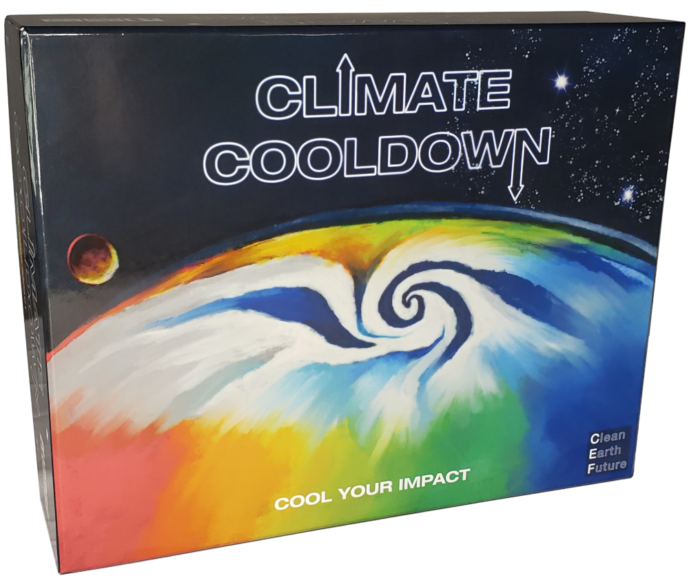 Climate Cooldown - Climate change board game box